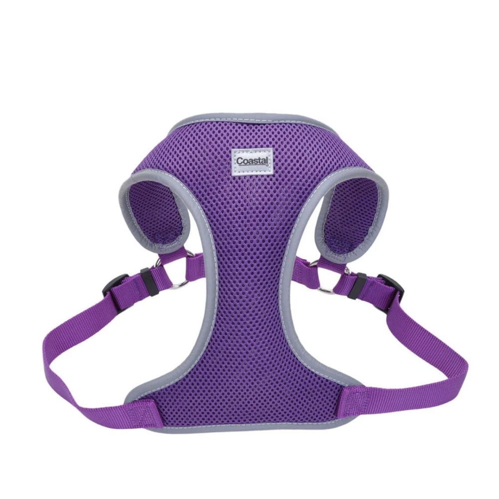 Coastal Purple Mesh Dog Harness